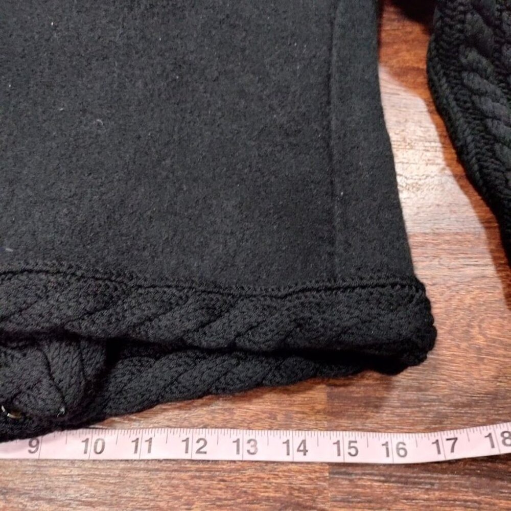 Knitss Wool Cable Knit Black Thick Lux Cardigan Twee M - Picture 16 of 16